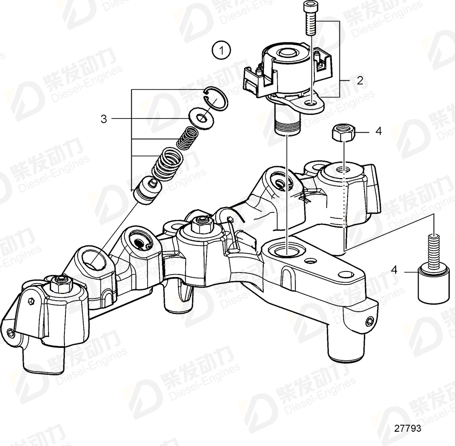 volvo penta Solenoid valve 21953045 Drawing volvo penta Solenoid valve 21953045 Drawing